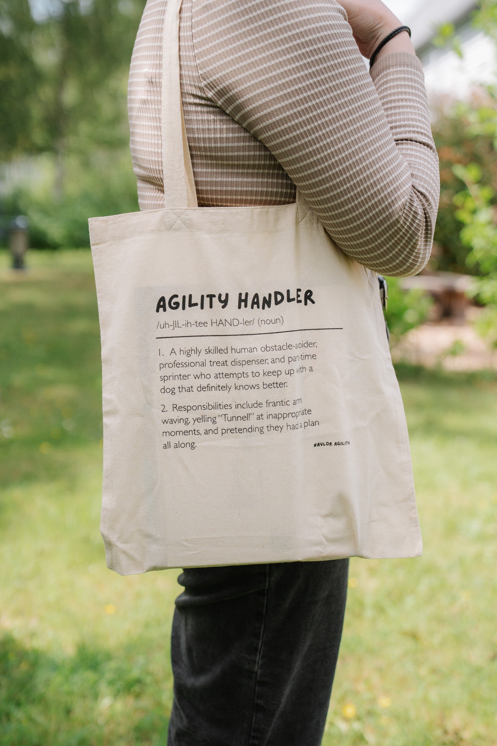 Agility Handler Tote Bag